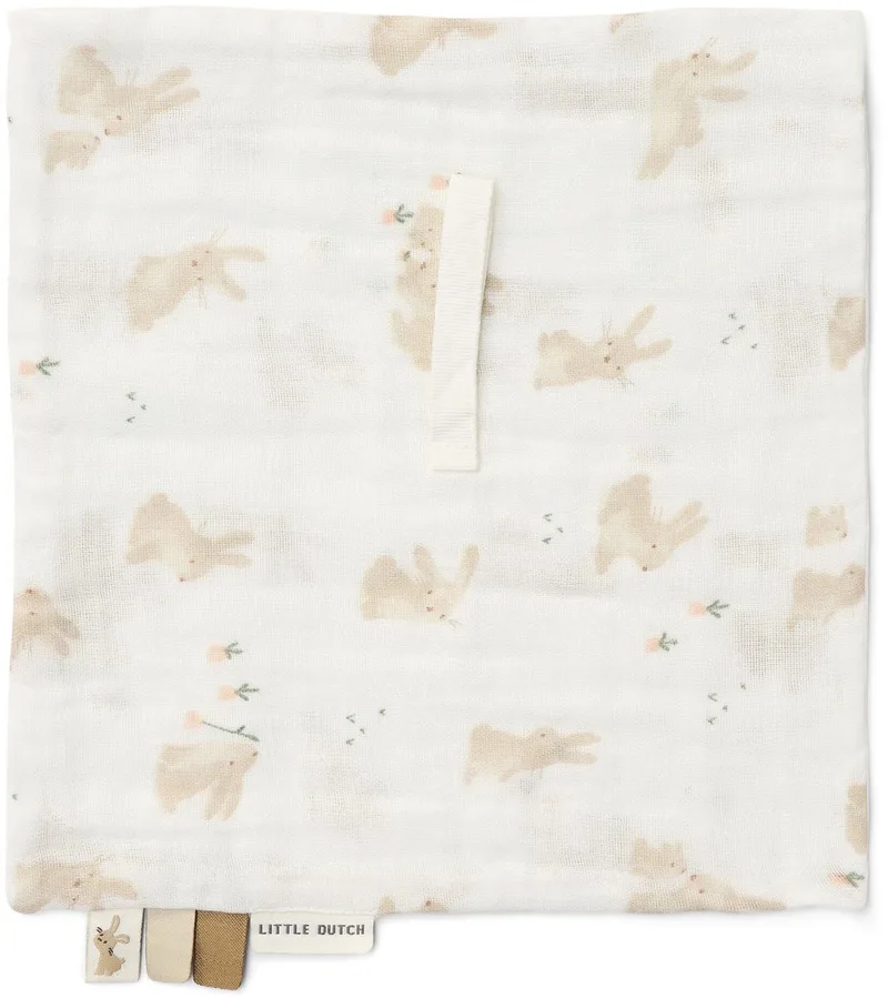 Speendoekje - Newborn Naturals - Baby Bunny by Little Dutch in White – product photo