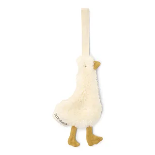 Speendoekje - Newborn Naturals - Little Goose fra Little Dutch i Hvid – produktbillede 2 af 4