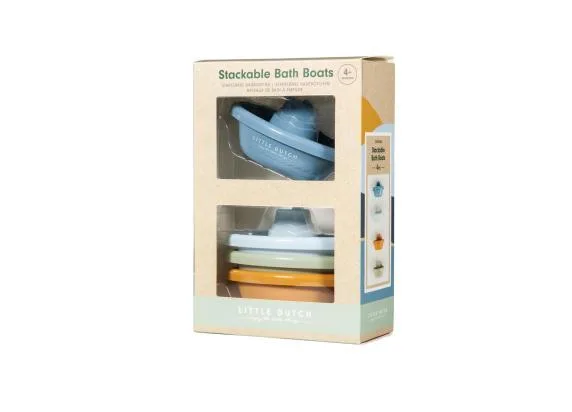 Stapel Bad Bootjes blauw Badspeelgoed van Little Dutch – productfoto