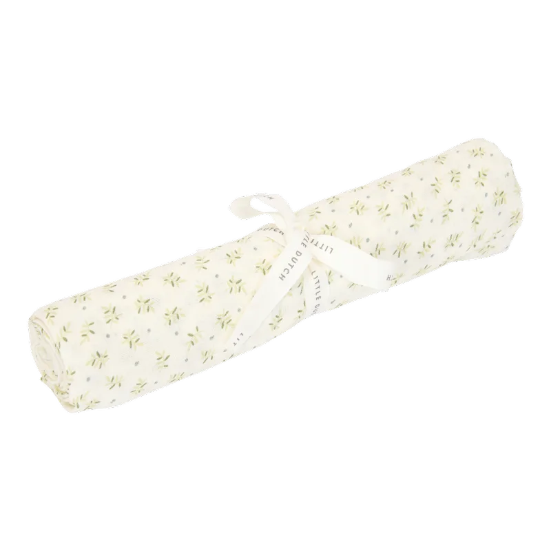 Swaddle Doek Little Dutch Blueberry Leaves 120x120 by Little Dutch – product photo
