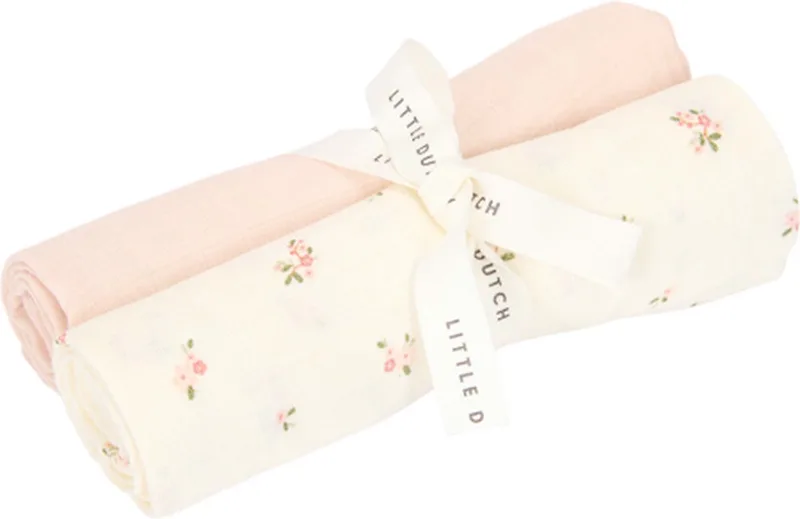 Swaddle - Fairy Garden - Fairy Blossom by Little Dutch in White – product photo