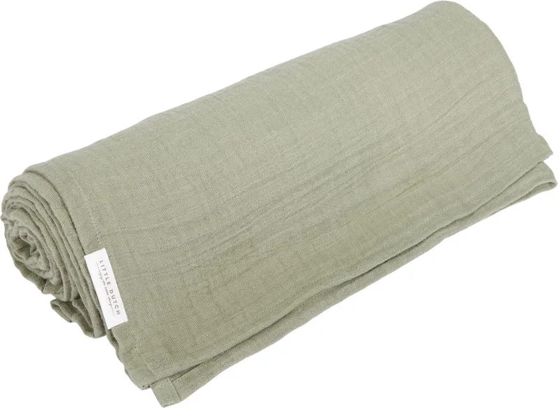 Swaddle - Little Farm van Little Dutch in Groen – productfoto