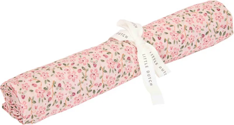 Swaddle - Maat 120 cm - Fairy Garden - Fairy Floral van Little Dutch in Roze – productfoto
