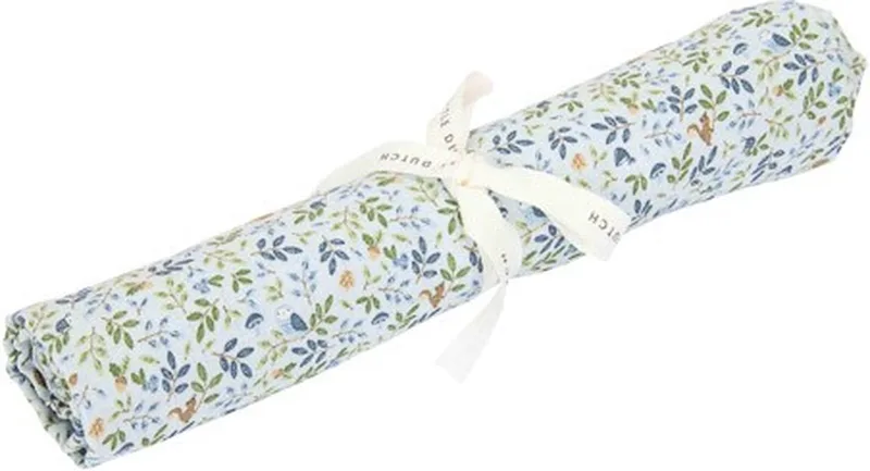 Swaddle - Maat 120 cm - Forest Friends - Forest Adventure van Little Dutch in Blauw – productfoto