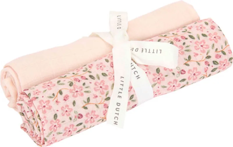 Swaddle - Roze - Fairy Garden - Fairy Floral by Little Dutch in Roze – Fairy Floral – product photo