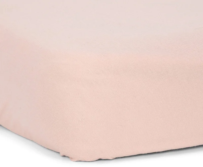 Wieg hoeslaken - Essentials van Little Dutch in Roze – productfoto