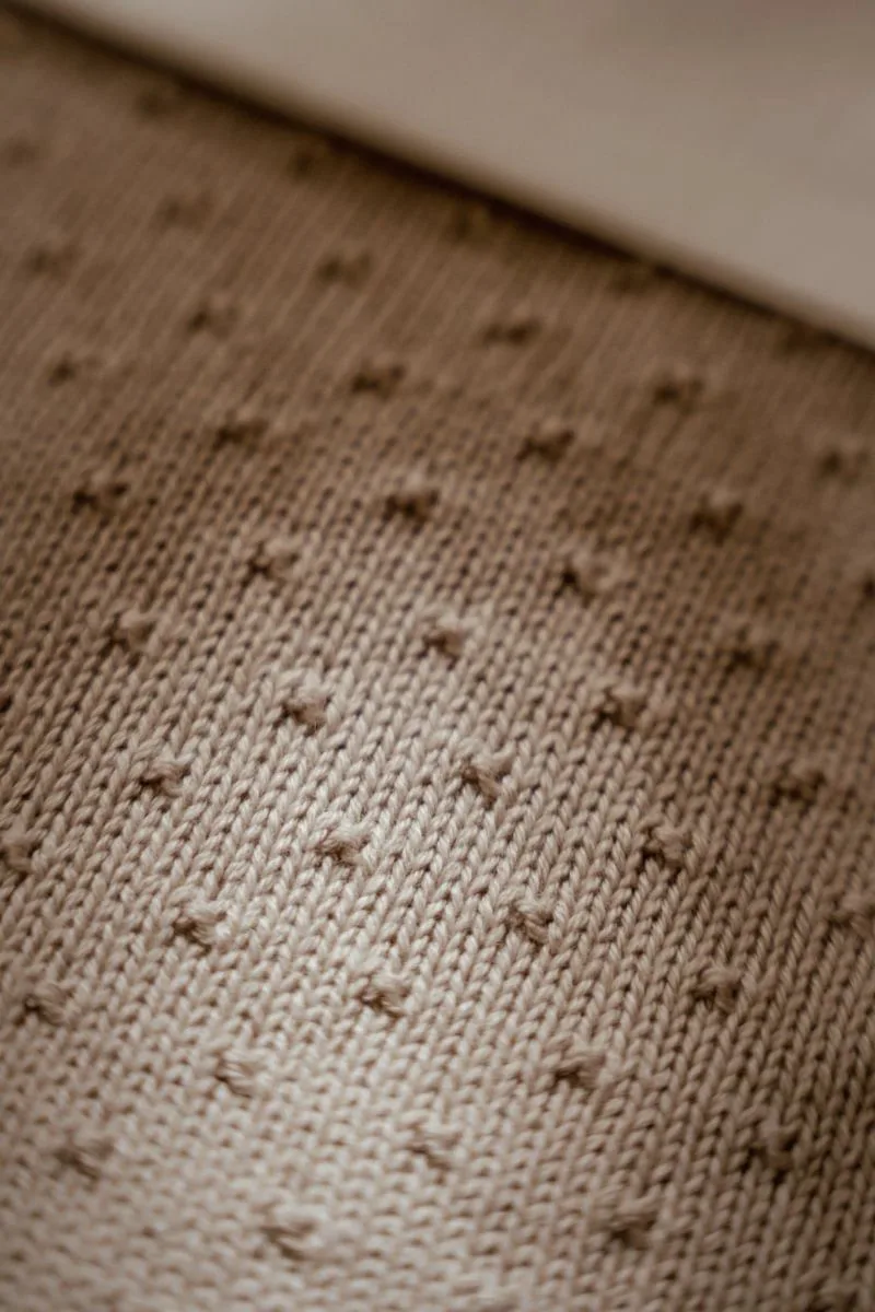Wiegdeken - Essentials van Little Dutch in Beige – productfoto 4 van 4