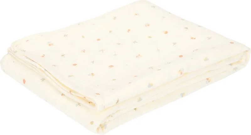 Wiegdeken - Forest Friends - Forest Treasures by Little Dutch in White – product photo