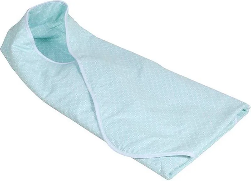 Wikkeldoek - 108 x 95 cm - Mint van Little Dutch in Groen – productfoto