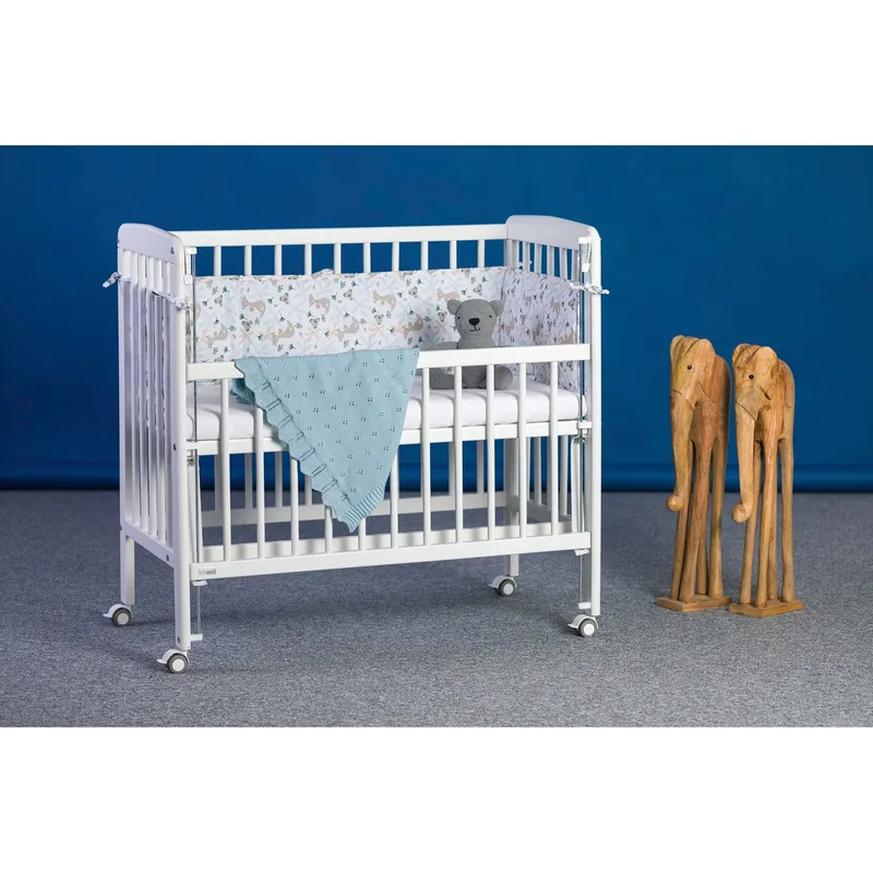 Beistellbett Nino 90x45 cm van littleworld in Wit, 95 × 51 × 91 mm – productfoto 1 van 3