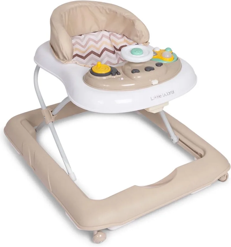 Loopstoel - Babywalker Pluto van littleworld in Beige – productfoto