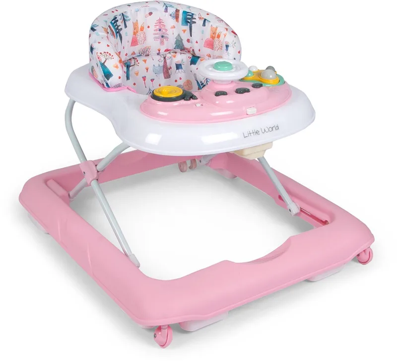 Loopstoel Pluto van littleworld in Roze – productfoto
