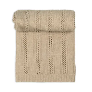 Deken Lodger Dreamer Pointelle Merino 80x100 Beige by Lodger – product photo 2 of 4