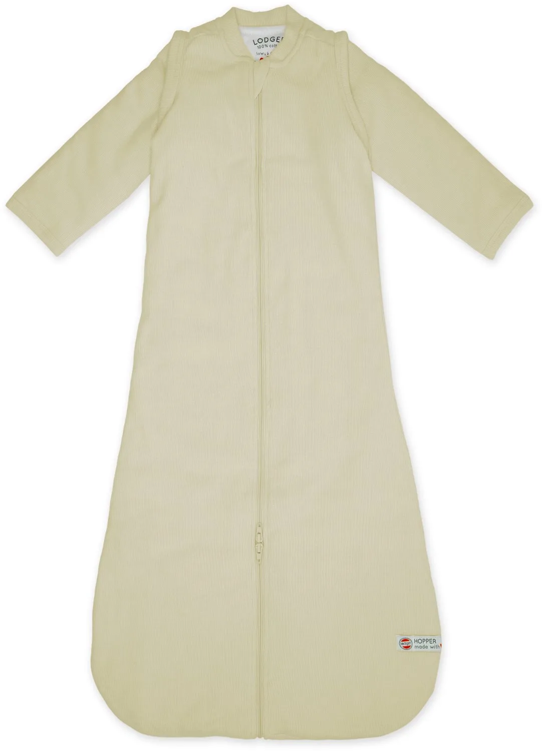 Hopper - Baby Slaapzak Winter met afritsbare mouwen - 104cm - 3.3 TOG - Autostoel - Winterslaapzak van Lodger in Geel – productfoto