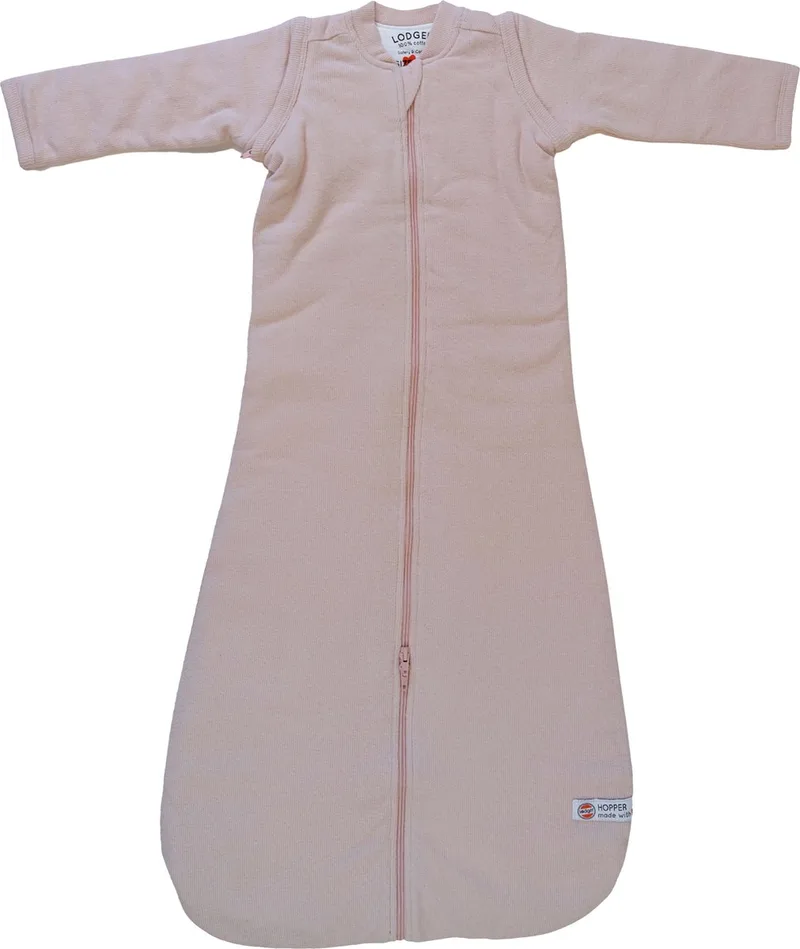 Hopper - Baby Slaapzak Winter met afritsbare mouwen - 80cm - 3.3 TOG - Autostoel - Winterslaapzak by Lodger in Pink – product photo