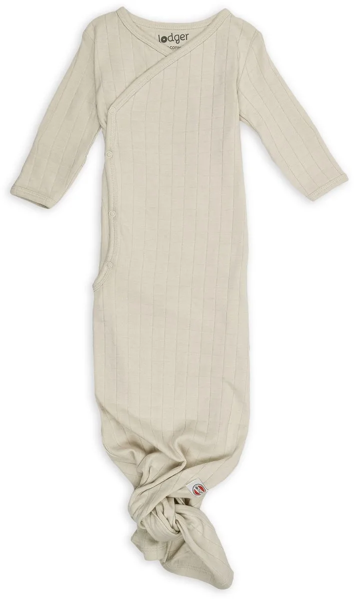 Hopper - Newborn Slaapzak - Creme - 0.3 TOG - 62cm - Biologisch Katoen - Hydrofiel - Slaapzak baby van Lodger in Beige – productfoto