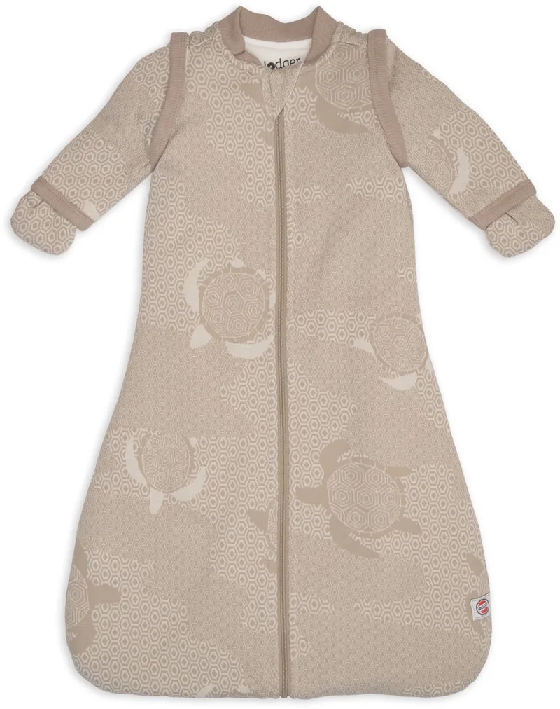Hopper - Newborn Slaapzak met Afritsbare Mouwen - 62cm - 2.4 TOG - Autostoel & Antikrabwantjes - Winterslaapzak by Lodger in Beige – product photo