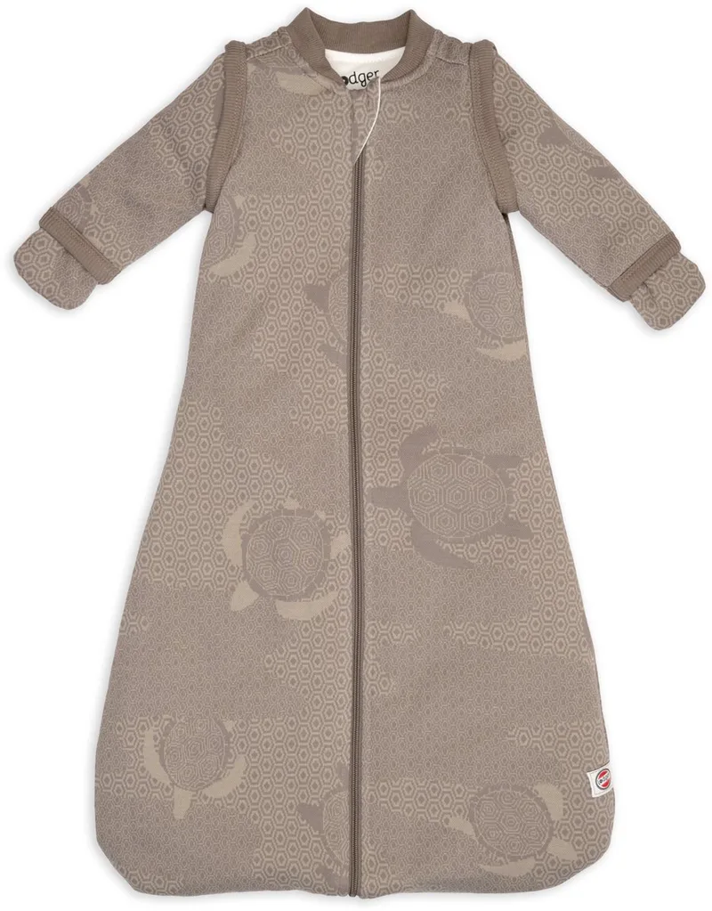Hopper - Newborn Slaapzak met Afritsbare Mouwen - 62cm - 2.4 TOG - Autostoel & Antikrabwantjes - Winterslaapzak de Lodger en Marron – photo produit