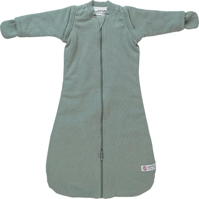 Hopper - Newborn slaapzak met afritsbare mouwen - 62cm - 3.3 TOG - Autostoel - Slaapzak Baby Winter de Lodger en Vert – photo produit