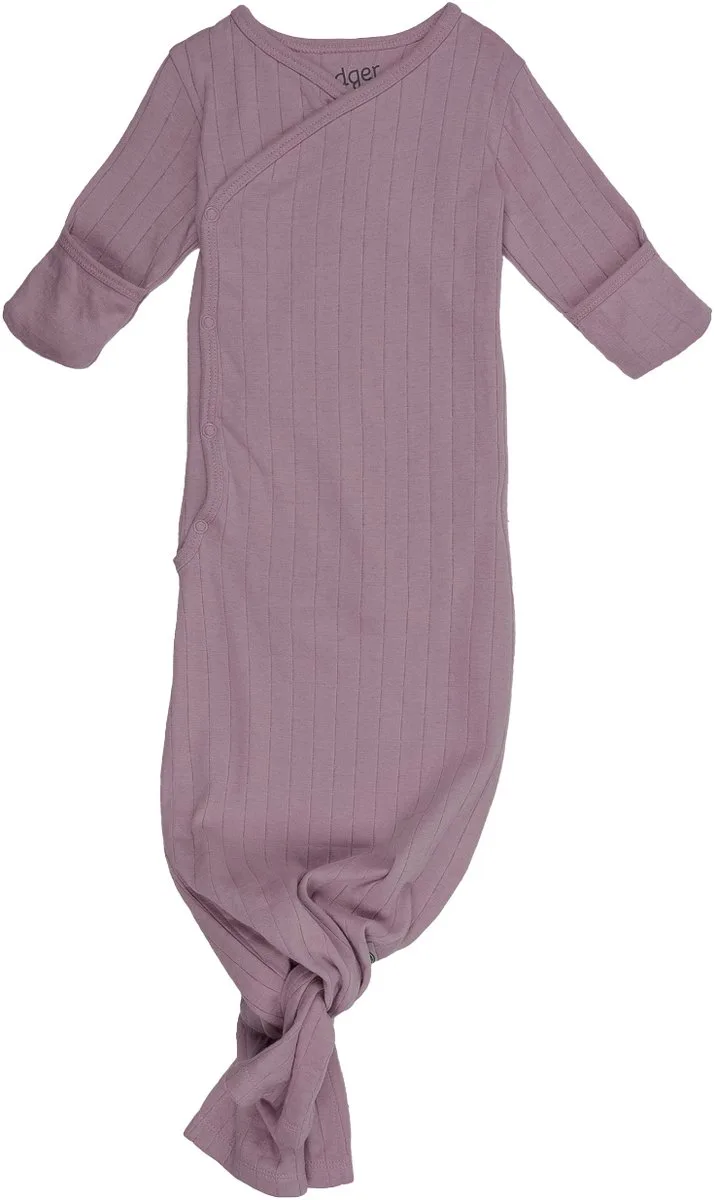 Hopper - Newborn Slaapzak - Paars - 0.3 TOG - 62cm - Biologisch Katoen - Hydrofiel - Slaapzak baby från Lodger i Rosa – produktbild