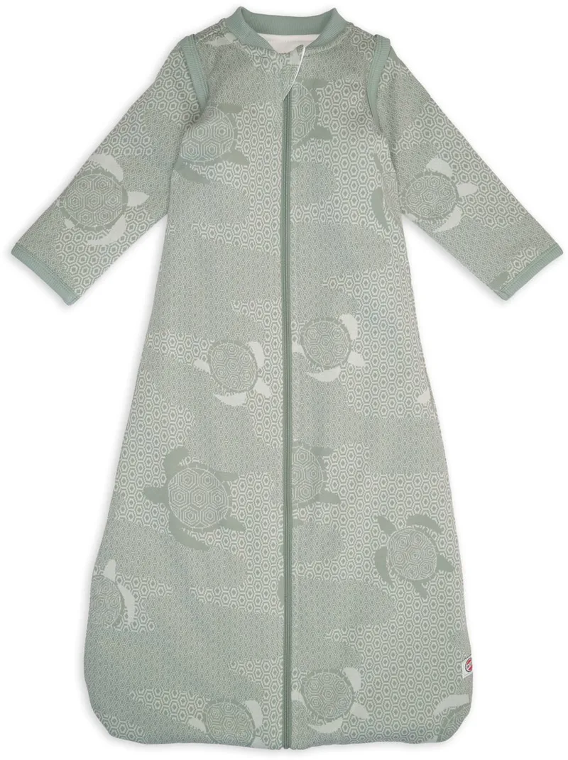 Hopper - Slaapzak baby met Afritsbare Mouwen - 98cm - 2.4 TOG - Autostoel - Winterslaapzak från Lodger i Grön – produktbild