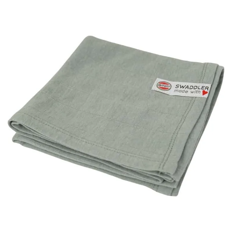 hydrofiele doek Swaddler Tribe Silt Green by Lodger – product photo