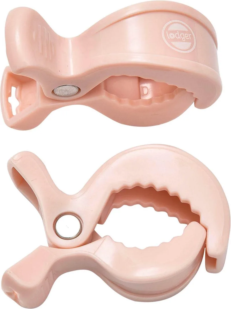 Kinderwagenaccessoire - Swaddle Clips - 2 stuks by Lodger in Pink – product photo