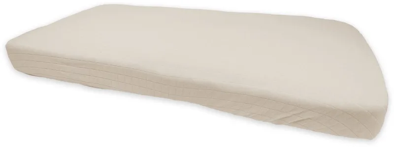 Slumber - Hoeslaken ledikant - Crème - 60x120cm - Biologisch katoen van Lodger in Beige – productfoto