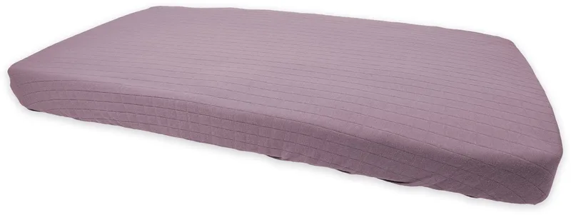 Slumber - Hoeslaken ledikant - Paars - 60x120cm - Biologisch katoen van Lodger in Roze – productfoto