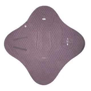 Wikkeldeken Lodger Wrapper Folklore Fleece Mauve van Lodger – productfoto 3 van 4