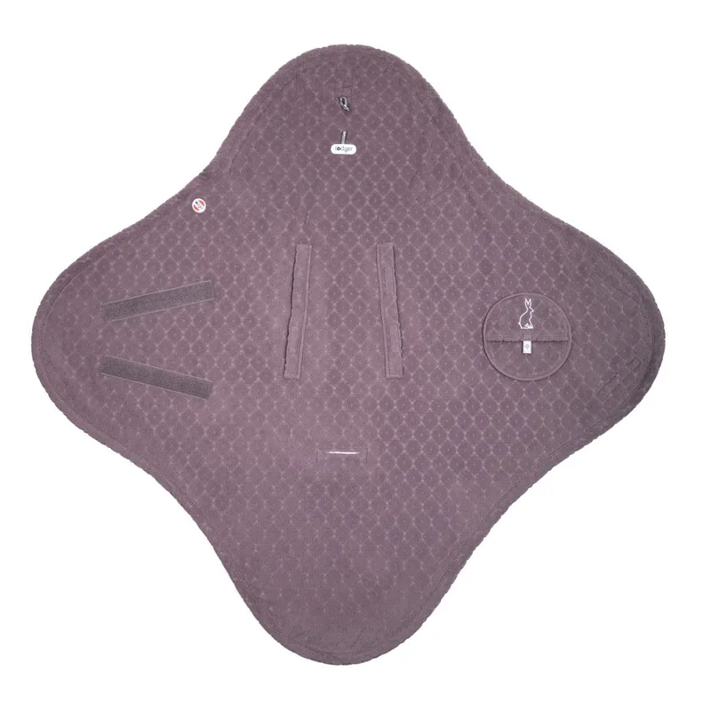 Wikkeldeken Lodger Wrapper Folklore Fleece Mauve van Lodger – productfoto 3 van 4