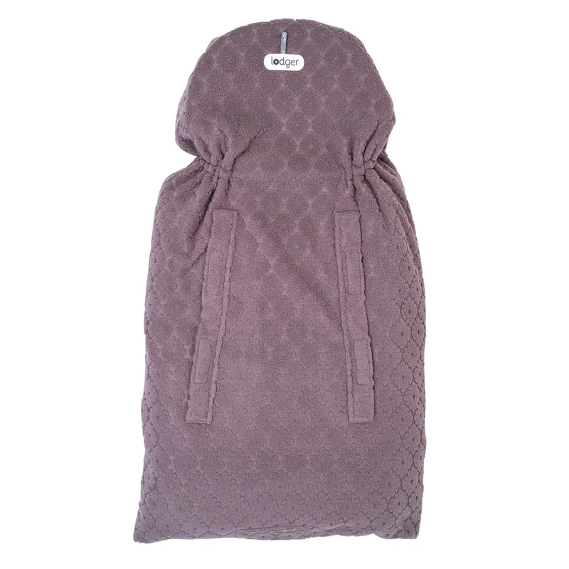Wikkeldeken Lodger Wrapper Folklore Fleece Mauve van Lodger – productfoto 2 van 4