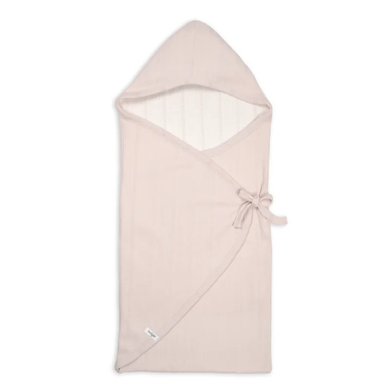 Wikkeldeken Lodger Wrapper Newborn Pointelle Powder by Lodger – product photo
