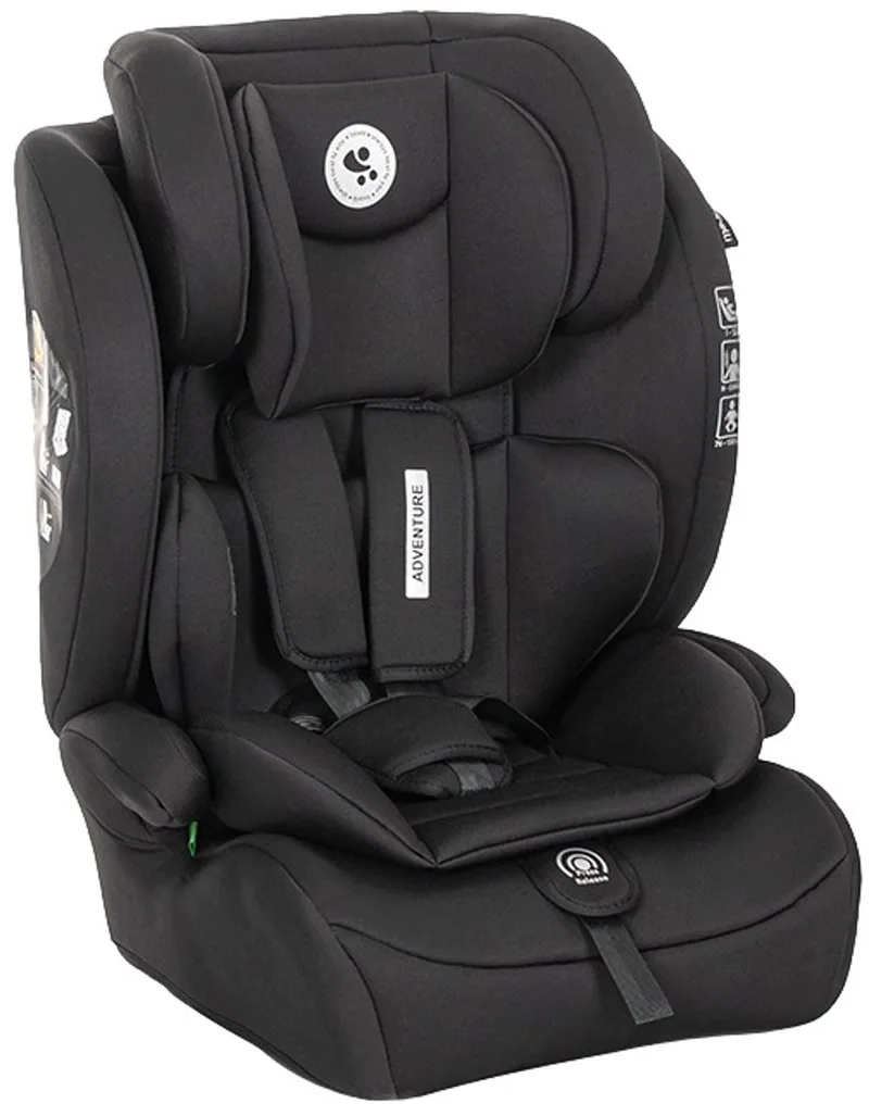 Adventure Black 76-150 cm i-Size Autostoel fra Lorelli i Zwart – produktbillede