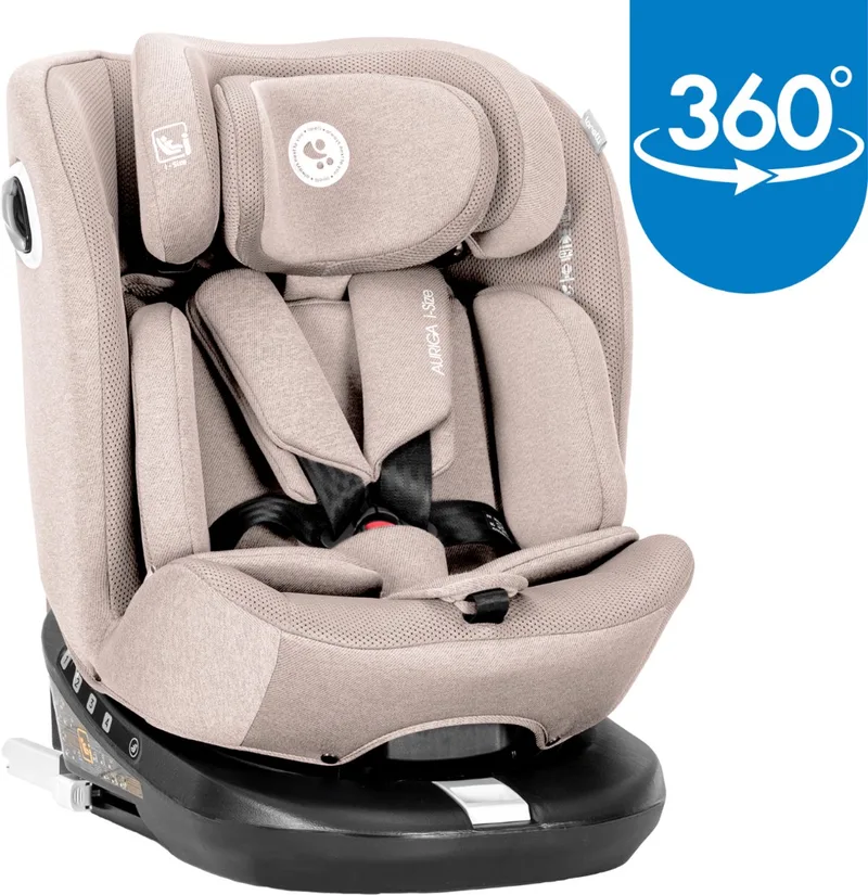 Auriga 40-150 cm 360° i-Size Autostoel de Lorelli en Beige – photo produit