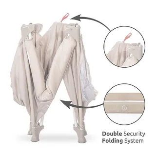 Campingbed/box Lorelli Beige Incl. Dakje van Lorelli – productfoto 4 van 4