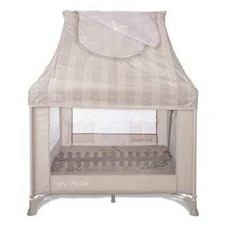 Campingbed/box Lorelli Beige Incl. Dakje van Lorelli – productfoto 2 van 4