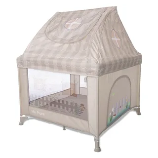 Campingbed/box Lorelli Beige Incl. Dakje van Lorelli – productfoto 1 van 4