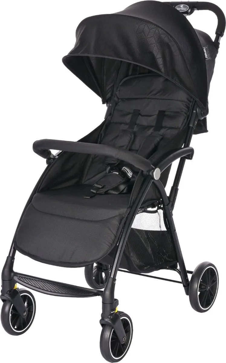 Fresh Black Jasper Wandelwagen van Lorelli in Zwart – productfoto