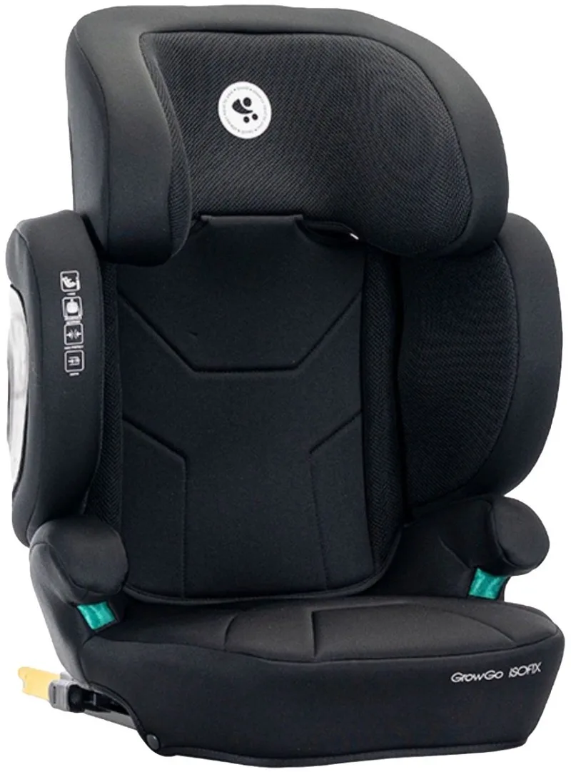 Growgo Black Isofix 100-150 cm i-Size Autostoel de Lorelli en Zwart – photo produit