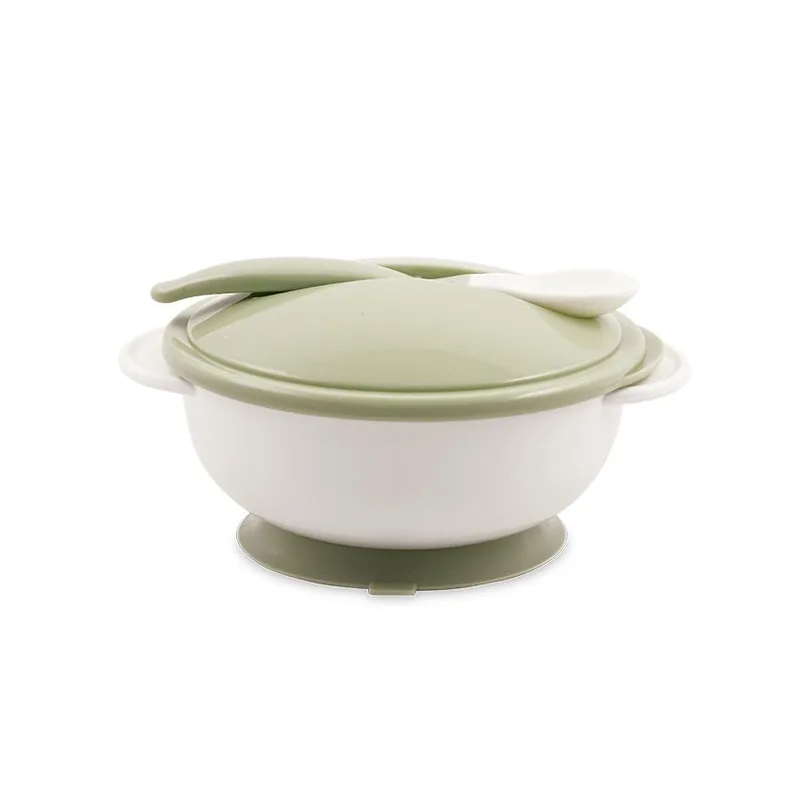 Kom Lorelli met Zuignap en Lepel Mint Green de Lorelli – photo produit