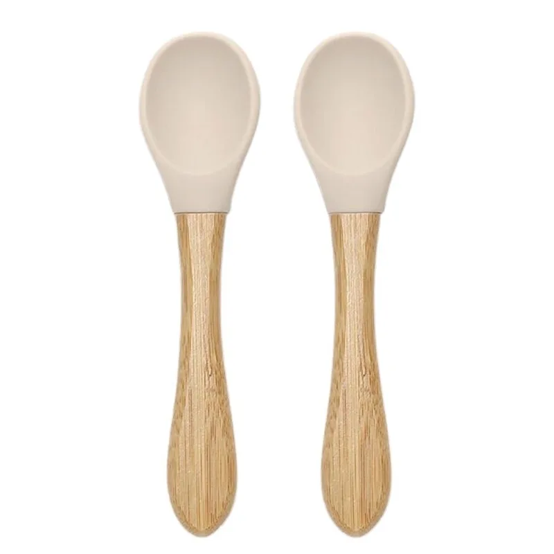 Lepels Lorelli Siliconen/Bamboe 2 stuks Beige van Lorelli – productfoto