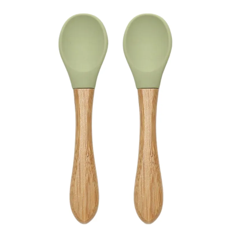 Lepels Lorelli Siliconen/Bamboe 2 stuks Groen by Lorelli – product photo