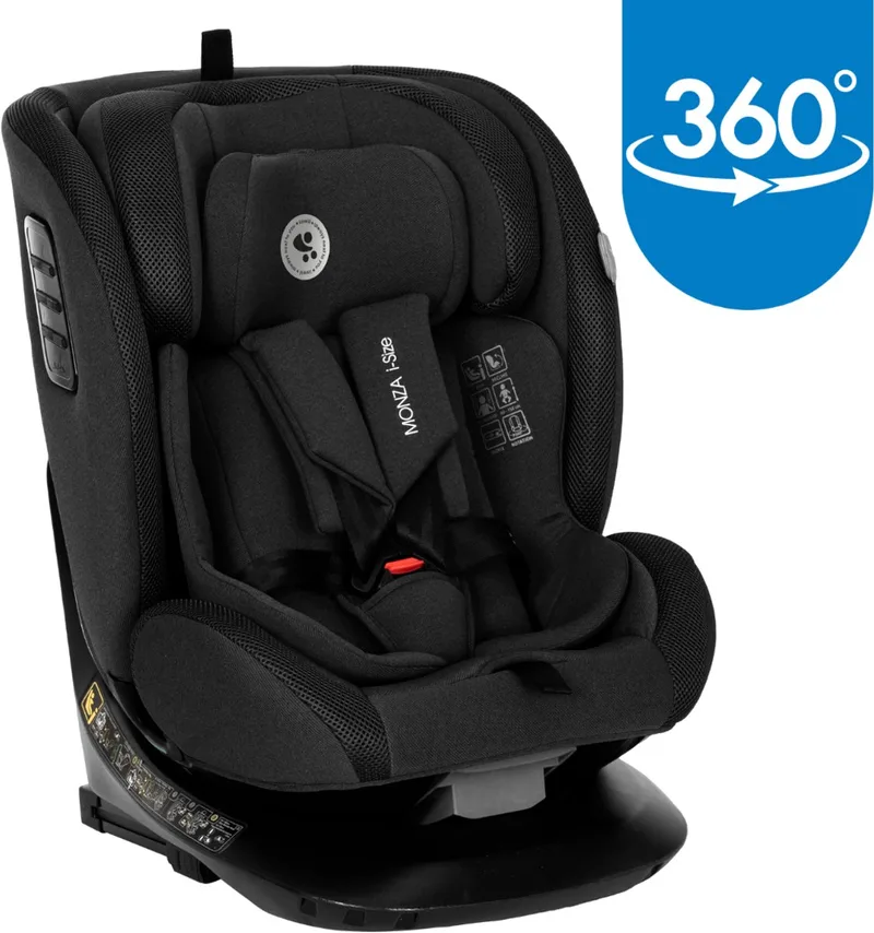Monza Black 40-150 cm 360° i-Size Autostoel by Lorelli in Black – product photo