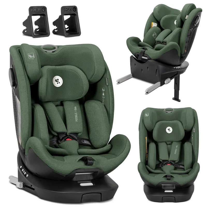 Perseus Autostoel 360° I-SIZE ISOFIX 0-36kg de Lorelli en Groen – photo produit