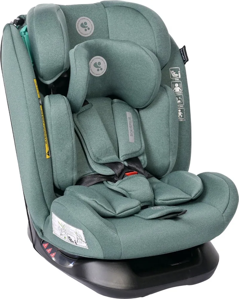 Scorpius Green Pine 40-150 cm i-Size Autostoel de Lorelli en Groen – photo produit