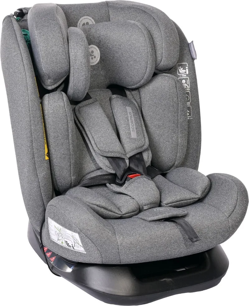 Scorpius Grey 40-150 cm i-Size Autostoel de Lorelli en Grijs – photo produit