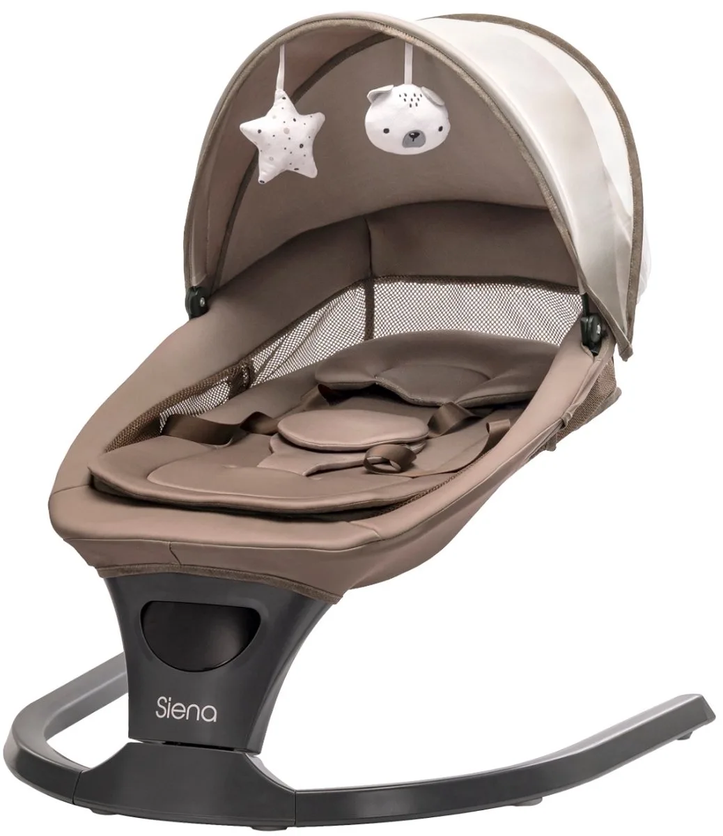 Siena Mocha Elektrische Babyschommel by Lorelli in Brown – product photo