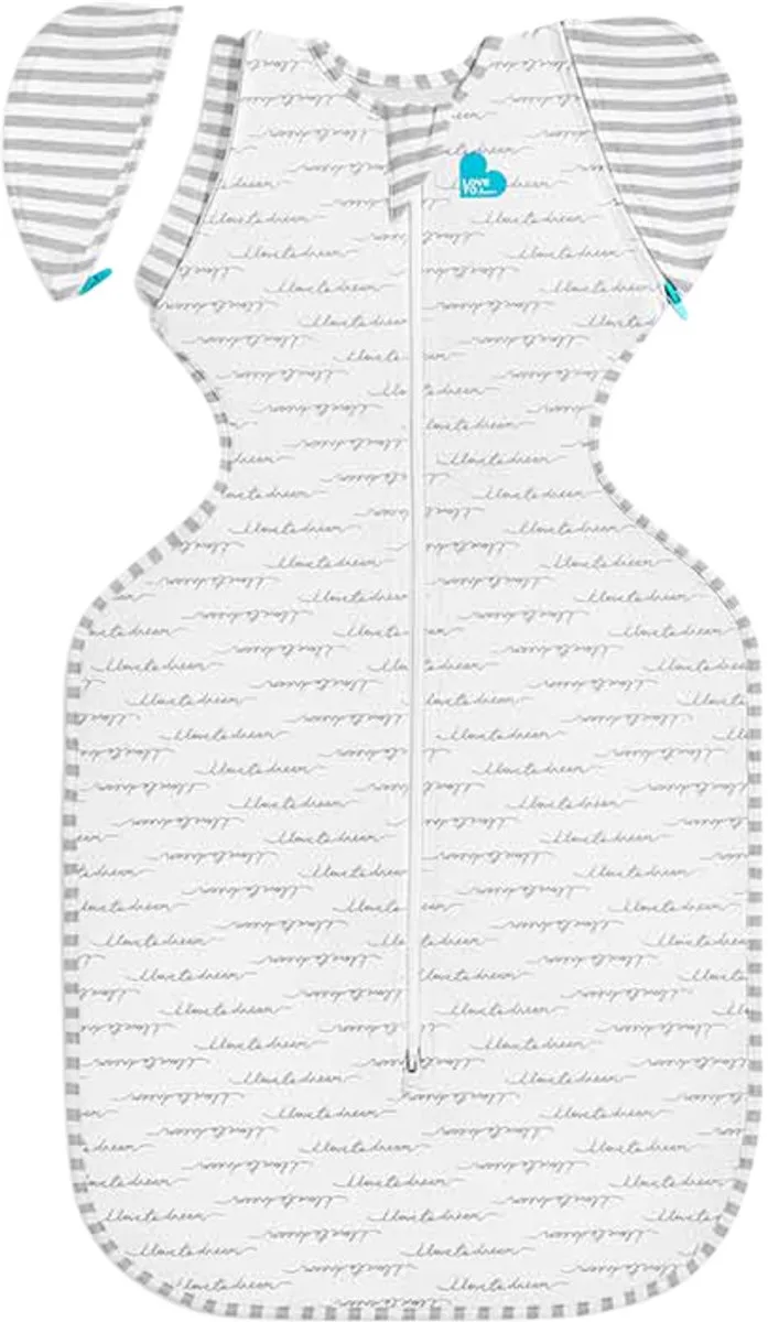Love to Dream™ Babyslaapzak Swaddle Up™ - Inbakeren afbouwen - Baby 6-9 maanden - 8.5-11 kg - All Season - 1.5 TOG - Wit van Love to Dream in Dreamer White – productfoto