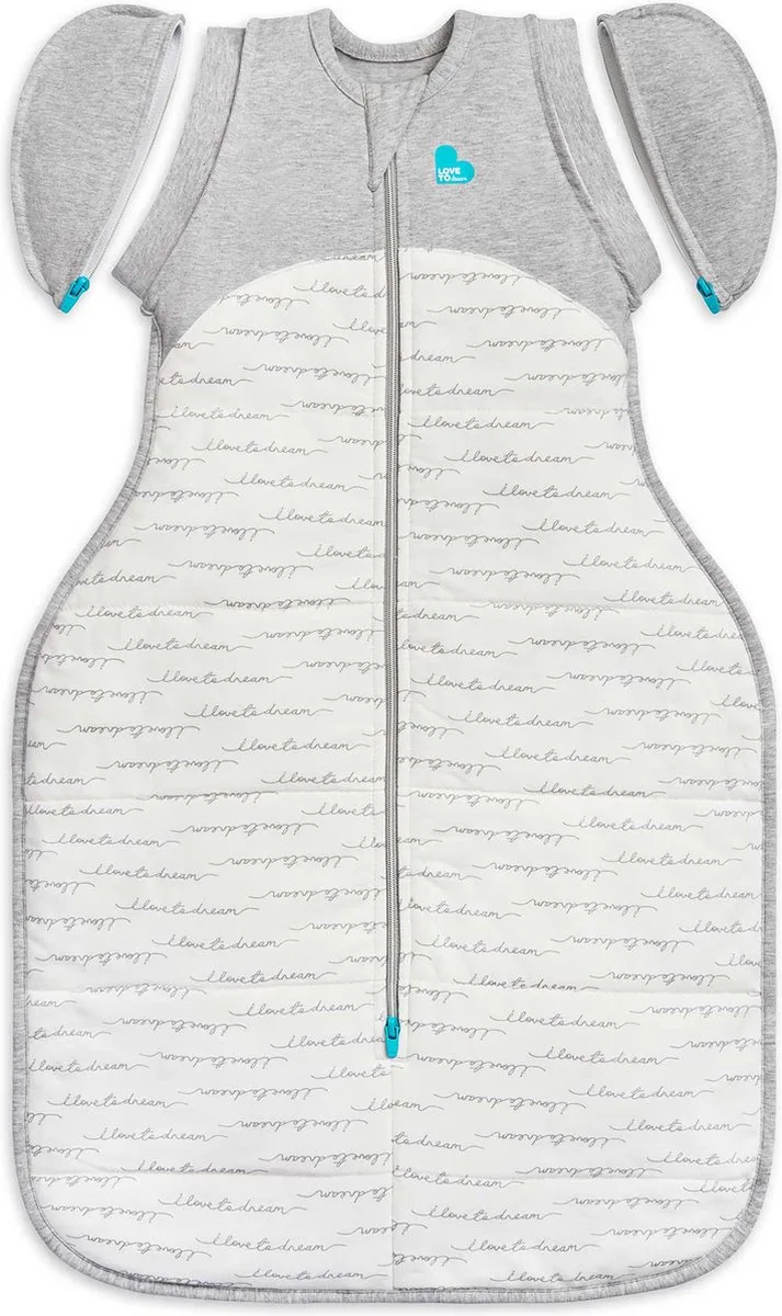 Love to Dream™ Babyslaapzak Swaddle Up™ - Inbakeren afbouwen - Baby 3-6 maanden - 6-8.5 kg - Winter - White van Love to Dream in Wit Dreamer – Medium (6 – 8, 5 kg) – productfoto